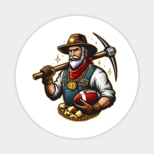 Football Gold Miner Magnet